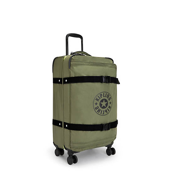 Valises Kipling Spontaneous Medium Rolling Vert Olive | FR 1467DF